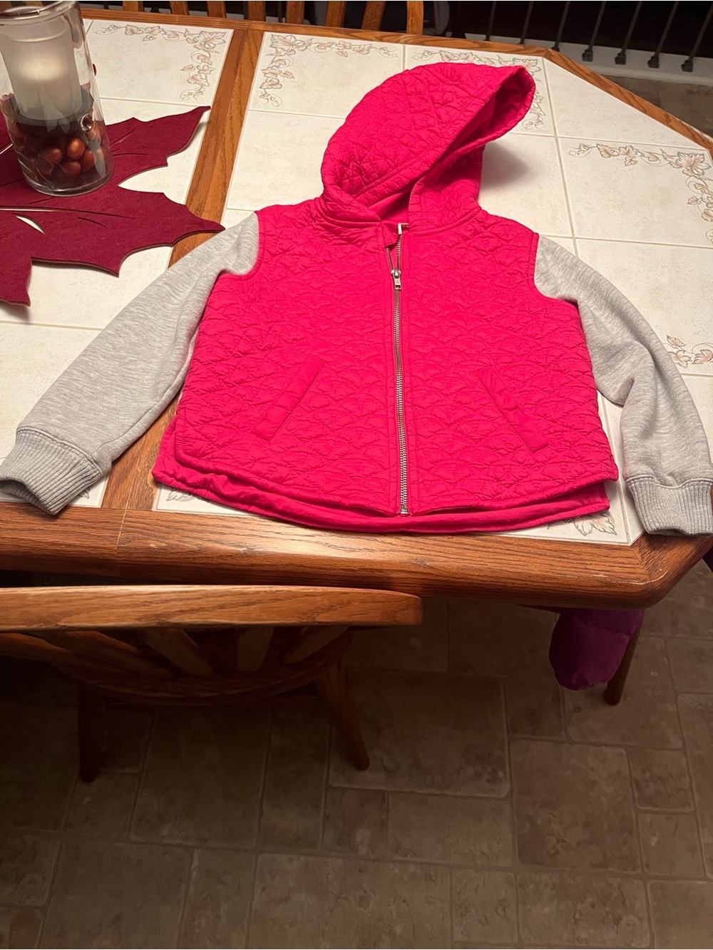 Girls Mixed Media Jacket Tucker + Tate Quilted stars